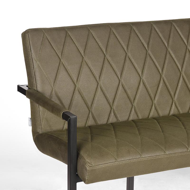 LABEL51 Eetkamerbank Denmark - Microfiber - 155 cm